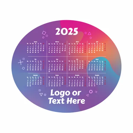 Colorful Gradient Calendar Mouse Pad - All Signs Today