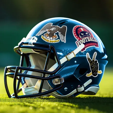 Football Helmet Stickers Football Helmet Stickers - All Signs Today