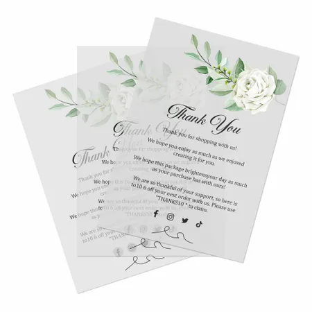 Transparent Cards - All Signs Today