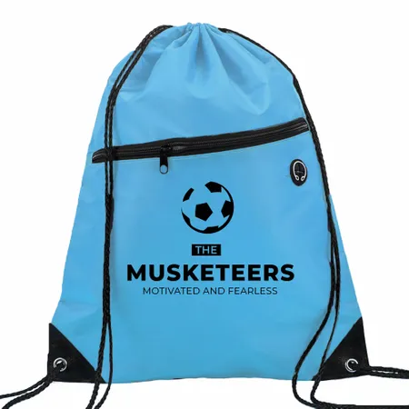 Zipper Drawstring Bag With Headphone Slots Zipper Drawstring Bag With Headphone Slots - All Signs Today