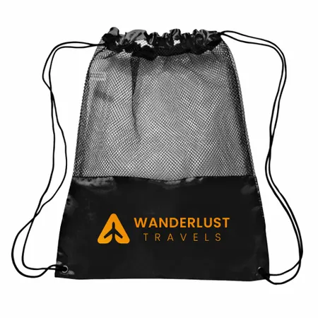 Mesh Drawstring Bag Mesh Drawstring Bag - All Signs Today