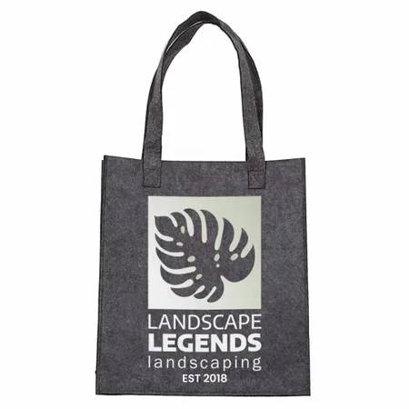 Small Light Gray Felt Mood Bag Small Light Gray Felt Mood Bag - All Signs Today