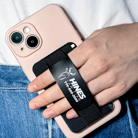 Leather Phone Wallet with Hand Grip - All Signs Today