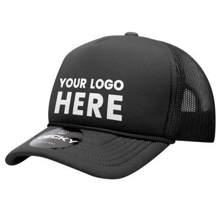 Decky 7010 - Youth 5 Panel Mid Profile Structured Foam Trucker, Kids Foam Trucker Hat, Mesh Back Decky 7010 - Youth 5 Panel Mid Profile Structured Foam Trucker, Kids Foam Trucker Hat, Mesh Back - All Signs Today