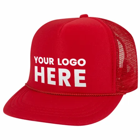 Otto 68-216 Youth Kids 5-Panel High Crown Foam Trucker Hat, Mesh Back Otto 68-216 Youth Kids 5-Panel High Crown Foam Trucker Hat, Mesh Back - All Signs Today