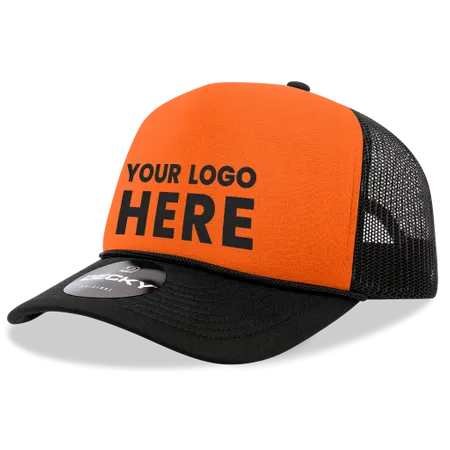 Decky 220 Blank 2-Tone Neon Foam Trucker Hats - All Signs Today