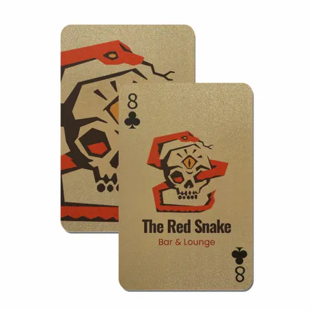 Gold Glitter Playing Cards - All Signs Today