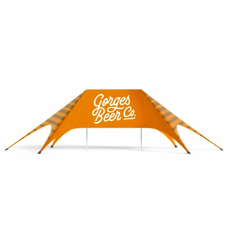 Double Pole Star Tent - All Signs Today
