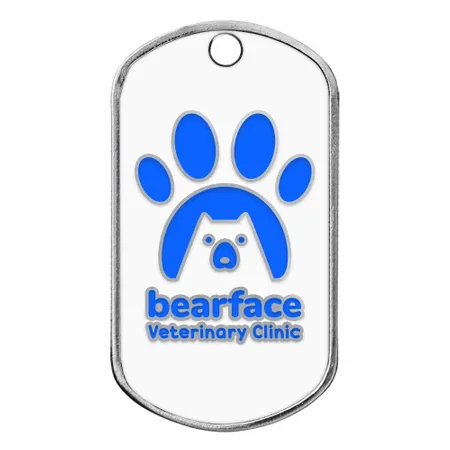 Hard Enamel Metal Dog Tags - All Signs Today