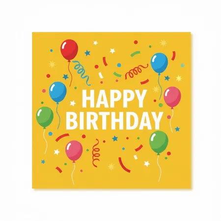 Happy Birthday Napkins - All Signs Today