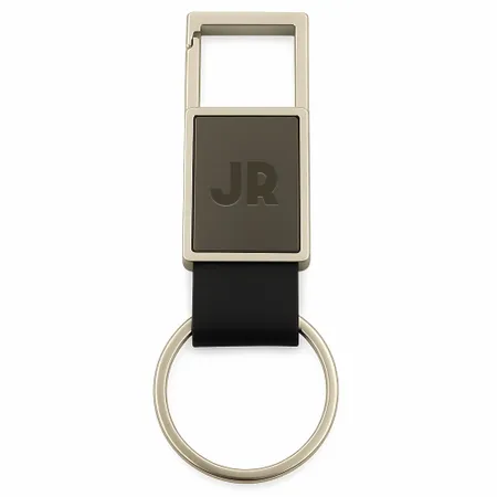 Square Caribiner Metal Keychain - All Signs Today