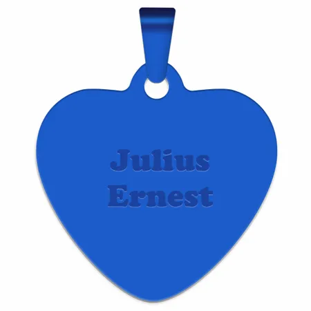 Full Color Heart Metal Keychain - All Signs Today