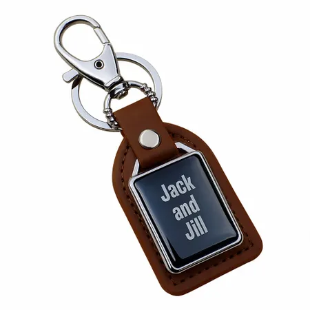 Premium Leather & Metal Keychain - All Signs Today
