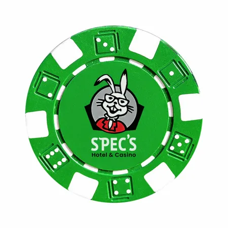 6 Stripe Custom Poker Chips - All Signs Today