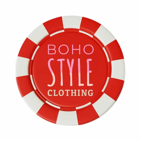 8 Stripe Custom Poker Chips - Inlay - All Signs Today