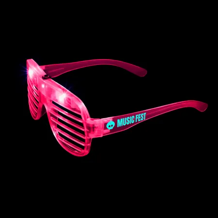 Light-Up LED Slotted Glasses - All Signs Today