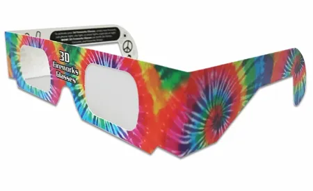 Paper 3D Fireworks Glasses - All Signs Today