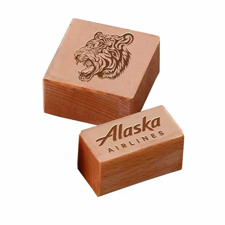 Rectangle Wood Rubber Stamps - All Signs Today