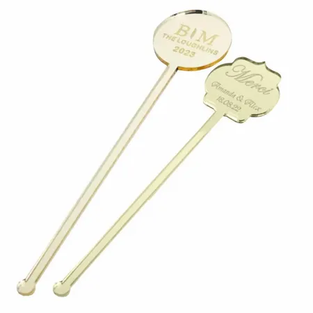 Metallic Acrylic Stir Sticks - All Signs Today