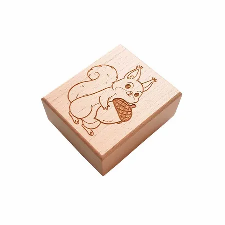 Square Wood Rubber Stamps - All Signs Today
