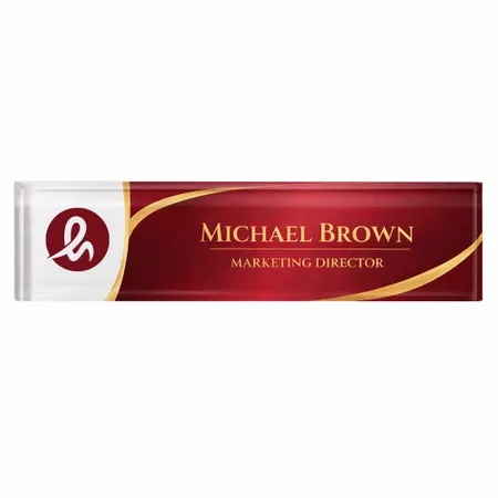 Acrylic Desktop Name Badges - All Signs Today
