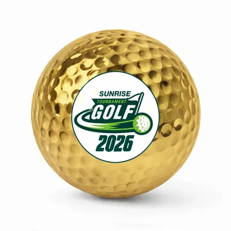 Metallic Golf Balls - All Signs Today