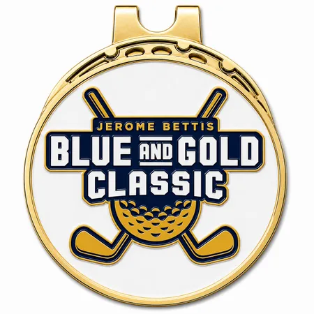 Hard Enamel Golf Ball Marker with Hat Clips - All Signs Today