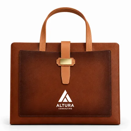 Leather Document Holders with Handle - All Signs Today
