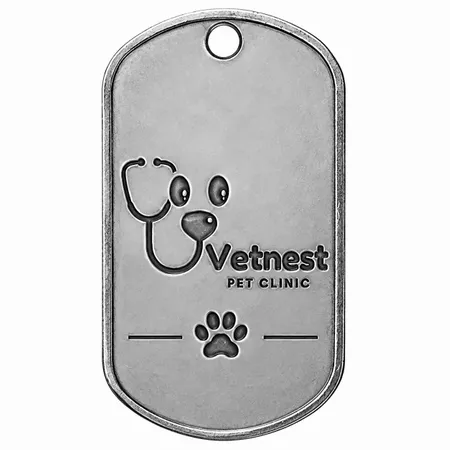 3D Metal Dog Tags - All Signs Today