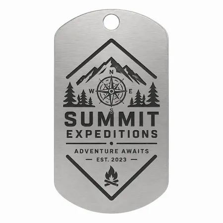 Laser Cut Metal Dog Tags - All Signs Today