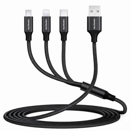 Nylon Braided 3-in-1 Charging Cables - All Signs Today