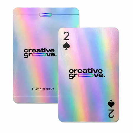 Holographic Silver Playing Cards - All Signs Today