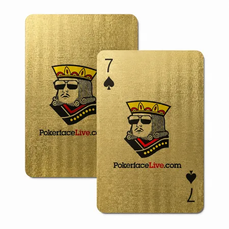 Brushed Gold Finish Playing Cards - All Signs Today