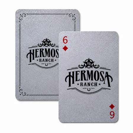 Silver Glitter Playing Cards - All Signs Today