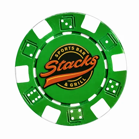 6 Stripe Custom Poker Chips - All Signs Today