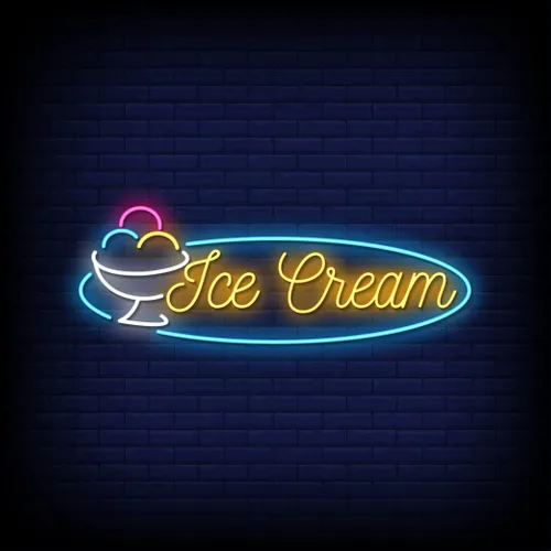 Ice Cream Shop Neon Sign - All Signs Today