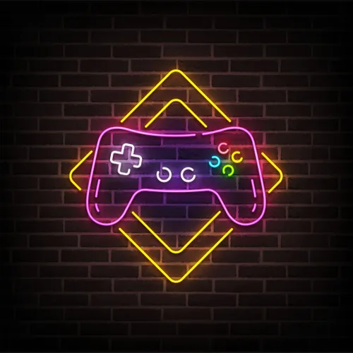 Gamer Joystick Neon Sign - All Signs Today