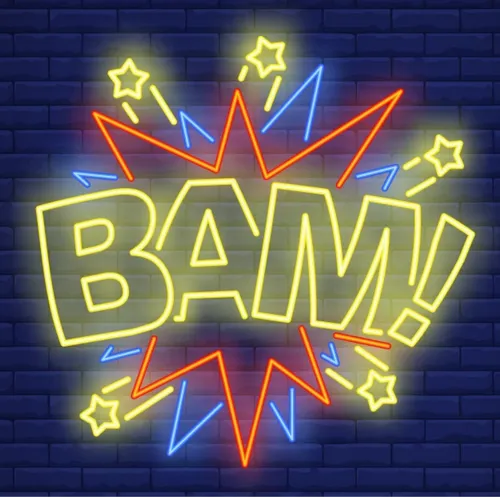 Bam Neon Sign - All Signs Today