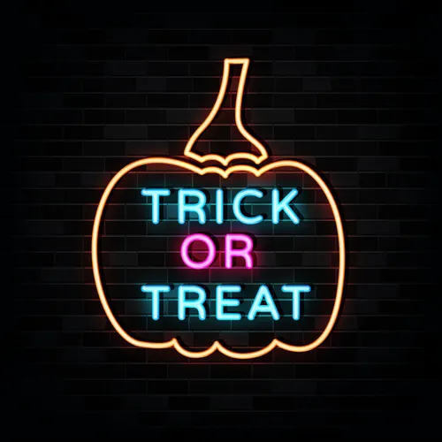 Pumpin Trick or Treat Neon Sign - All Signs Today