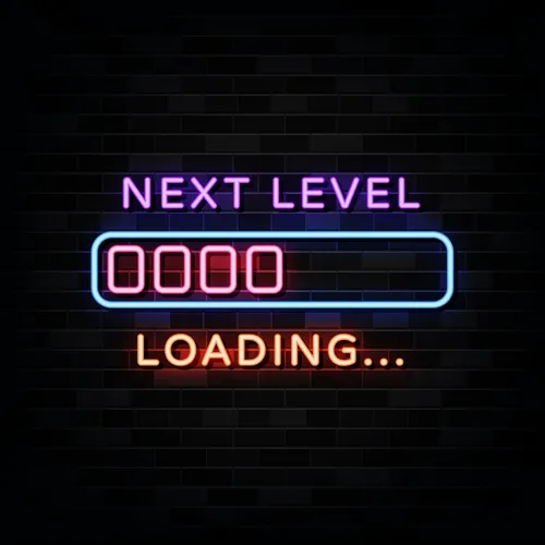 Next Level Neon Sign - All Signs Today