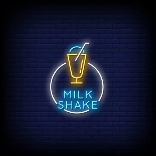 Milk Shake Neon Sign - All Signs Today