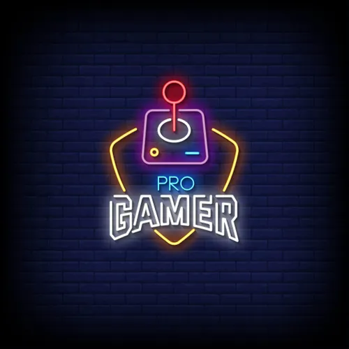 Pro Gamer Joystick Neon Sign - All Signs Today