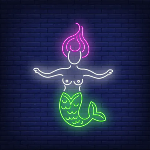 Mermaid Neon Sign - All Signs Today