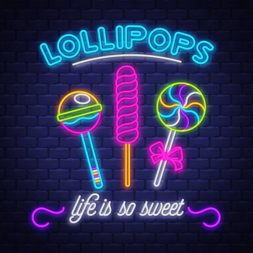 Lollipops Neon Sign - All Signs Today