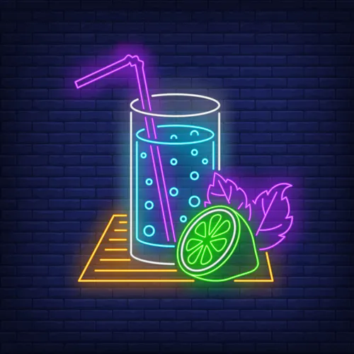 Lemonade Glass Neon Sign - All Signs Today