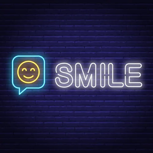 Smile Neon Sign - All Signs Today