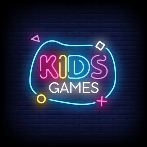 Kids Games Neon Sign - All Signs Today