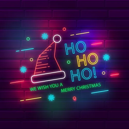 Wishing You a Merry Christmas Neon Sign - All Signs Today