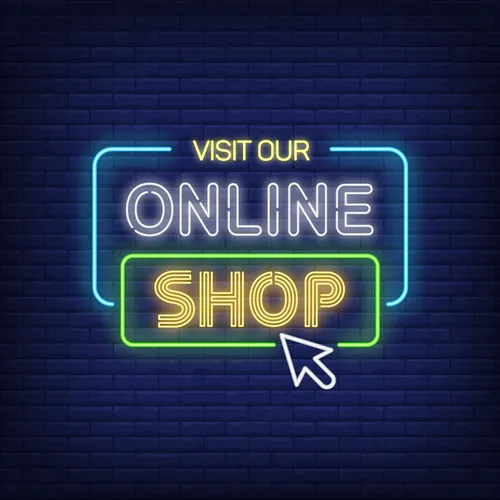Online Shop Neon Sign - All Signs Today