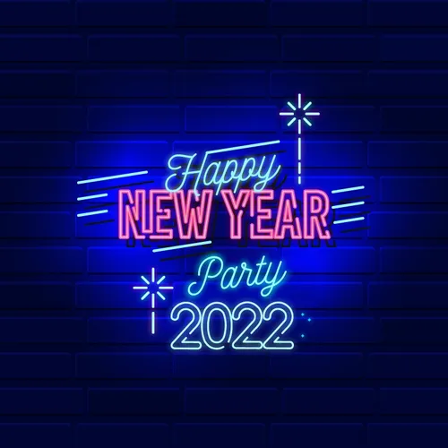 New Year Party Neon Sign - All Signs Today